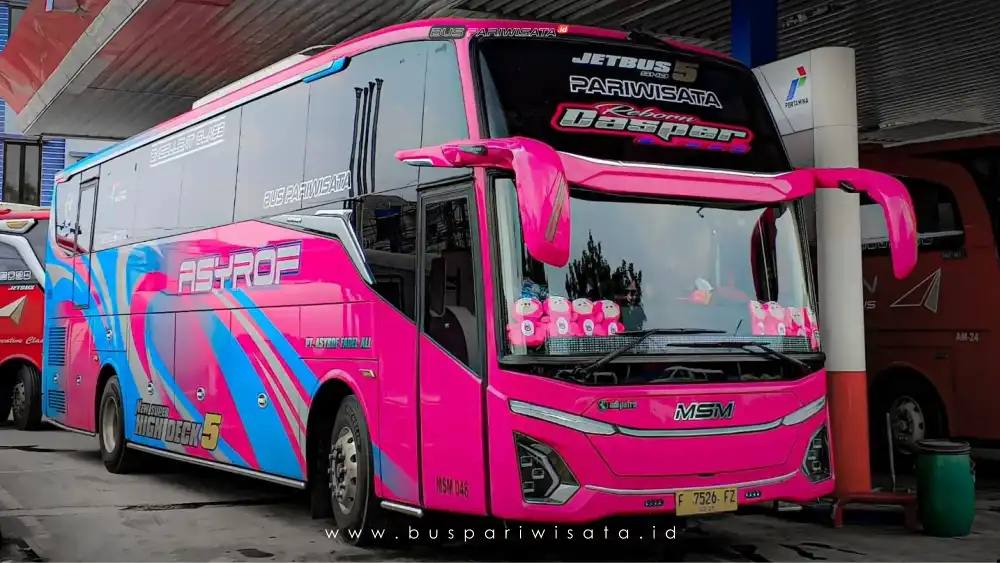 buspariwisata.id – foto bus pariwisata msm asyrof fadel e