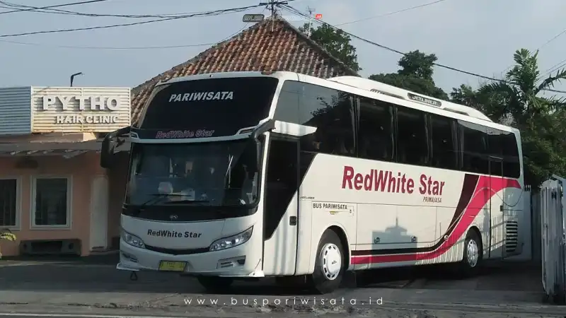 buspariwisata.id – foto bus pariwisata red white star g